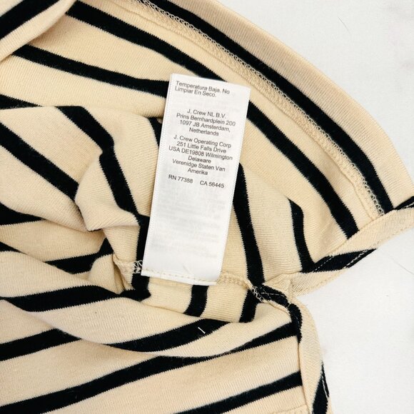 J. Crew Feather-Trim Long Sleeved Shirt in Stripe, Size Medium - Picture 11 of 11